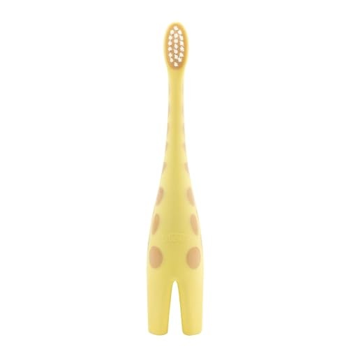 Dr. Brown's Infant-to-Toddler Training Toothbrush Set with Fluoride-Free Baby Toothpaste, Strawberry - Giraffe - 1.4oz - 0-3 years - Image 3