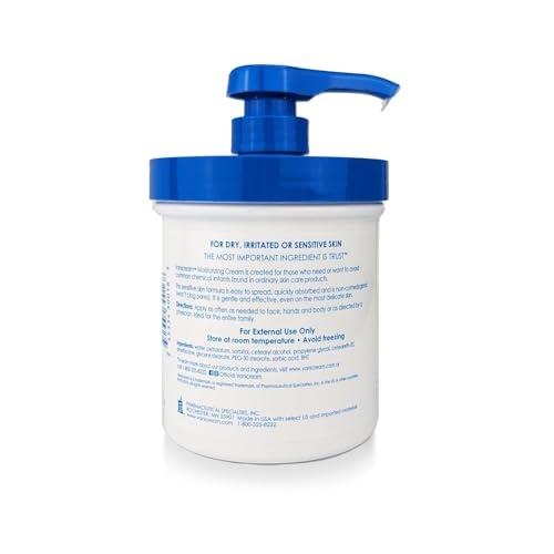 Vanicream Moisturizing Skin Cream with Pump Dispenser - 16 fl oz (1 lb) - Moisturizer Formulated Without Common Irritants for Those with Sensitive Skin - Image 7