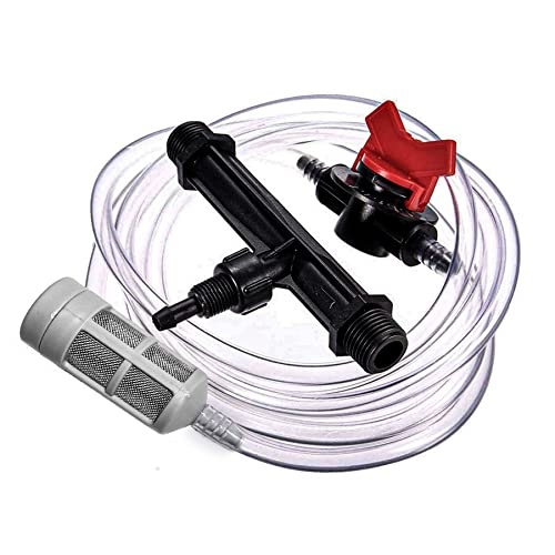 UPLYKKE Irrigation Venturi Fertilizer Injector Kit - 3/4 inch Mixer Injectors Garden Agriculture Water Tube Garden Ozone Injector - 1 Set - Image 1
