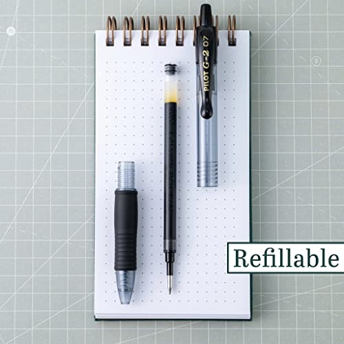 Pilot, G2 Premium Gel Roller Pens, Fine Point 0.7 mm, Black, Pack of 4 - Image 7