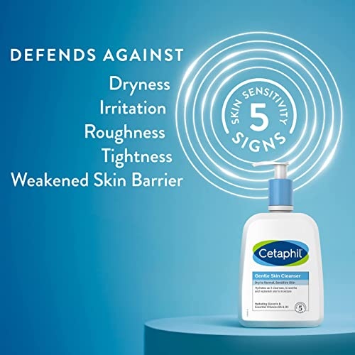 Cetaphil Face Wash, Hydrating Gentle Skin Cleanser for Dry to Normal Sensitive Skin, NEW 20oz, Fragrance Free, Soap Free and Non-Foaming - Image 2