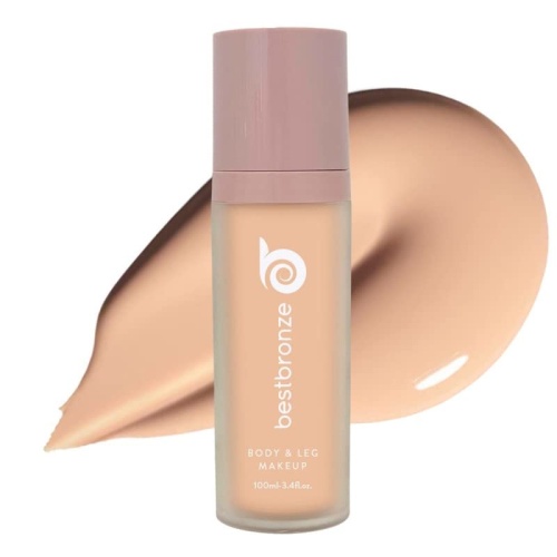 Best Bronze Bombshell Body & Leg Makeup - Waterproof Leg Makeup & Body Foundation - Body Makeup for Scars, Varicose Veins Cover Up & Leg Concealer (N6.5 Peachy Beige) - Image 1