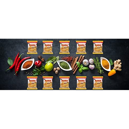 MAMA Oriental Style Instant Noodles (Artificial Chicken Flavor), 1.94 Ounce each (Pack of 10) - Image 7