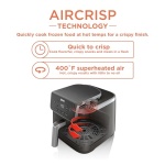 Ninja Air Fryer Pro 4-in-1 with 5 QT Capacity, Air Fry, Roast, Reheat, Dehydrate, Air Crisp Technology with 400F for hot, 120 Volts, Nonstick Basket & Crisper Plate, Grey, AF141 - Image 10