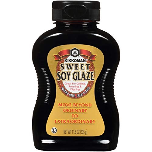 Kikkoman – Sweet Soy Glaze Great for Grilling, Roasting & Dipping - Low Sodium & No Fat - Kosher certified, Gluten-Free & All-Purpose Seasoning Dishes – Sealed Packed Bottle - 11.8 oz (Pack of 9) - Image 1
