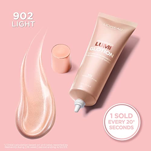 L’Oréal Paris Makeup True Match Lumi Glotion, Natural Glow Enhancer, Illuminator Highlighter Skin Tint, for an All Day Radiant Glow, Light, 1.35 Ounces - Image 8