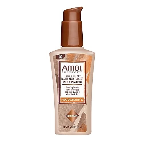 Ambi Even & Clear Daily Facial Moisturizer with SPF 30, 3.5 Ounce - Image 1