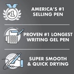Pilot, G2 Premium Gel Roller Pens, Fine Point 0.7 mm, Black, Pack of 4 - Image 6