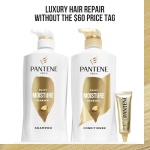 Pantene Shampoo & Conditioner Set, Daily Moisture Renewal with Pro-V Nutrients for Dry, Color-Treated Hair, Long-Lasting Hydration & Nourishment, 27.7 Fl Oz Each, 2-Pack + Miracle Rescue Shot (0.5 Oz) - Image 3