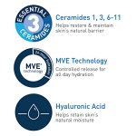 CeraVe Daily Moisturizing Lotion for Dry Skin | Body Lotion & Facial Moisturizer with Hyaluronic Acid and Ceramides | Fragrance Free | 19 Ounce - Image 7