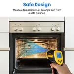 Etekcity Infrared Thermometer Gun 1080, Pizza Oven Accessories, Laser Food Meat Pool Surface Thermometer, Temperature Temp Gun for Cooking, Griddle Hvac Tools, -58°F to 1130°F, Yellow - Image 6
