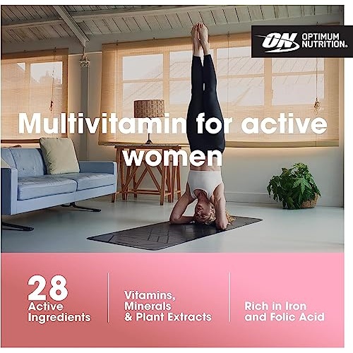 Optimum Nutrition Opti-Women, Vitamin C, Zinc and Vitamin D for Immune Support Womens Daily Multivitamin Supplement with Iron, Capsules, 120 Count - Image 5