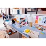 Post-it Super Sticky Notes, 3x3 in, 24 Pads, 2x the Sticking Power,Energy Boost Collection, Bright Colors (Orange, Pink, Blue, Green), Recyclable (654-24SSAU-CP) - Image 4
