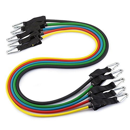 Fit Simplify Resistance Tube Bands 12 Piece Set with Instruction Booklet - Image 7