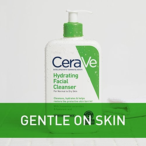 CeraVe Hydrating Facial Cleanser | Moisturizing Non-Foaming Face Wash with Hyaluronic Acid, Ceramides and Glycerin | Fragrance Free Paraben Free | 16 Fluid Ounce - Image 6