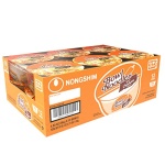 Nongshim Spicy Chicken Noodle Soup Instant Ramen, 12 Pack, Korean Microwaveable Bowl Soup Mix, Ramyun with Veggies, Sabor a Pollo - Image 5