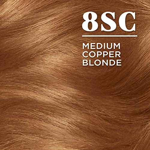 Clairol Nice'n Easy Permanent Hair Dye, 8SC Medium Copper Blonde Hair Color, Pack of 3 - Image 7