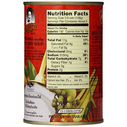 MaeSri Red Curry Soup, 14 Ounce (Pack of 12) - Image 3