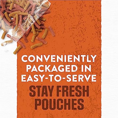 Purina Moist and Meaty Burger With Cheddar Cheese Flavor Dry Soft Dog Food Pouches - 36 ct. Pouch - Image 7