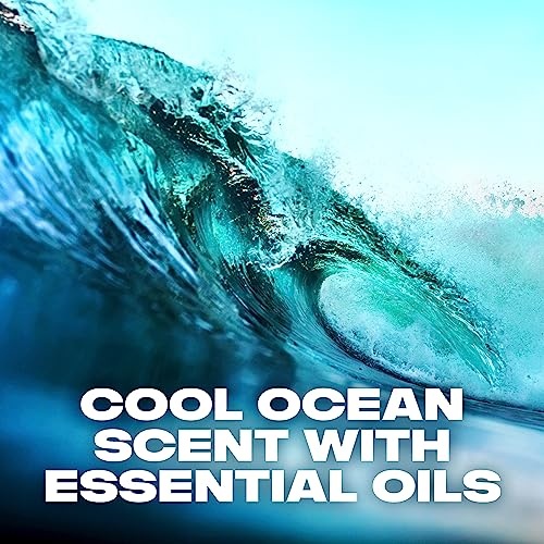 AXE Cool Ocean Men's Body Wash With Essential Oils 12H Refreshing Scent Body Wash For Men, Clean and Fresh Scent 16 oz - Image 6