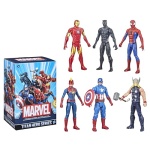 Marvel Titan Hero Series Action Figure Multipack, 6 Action Figures, 12-Inch Toys, Inspired By Marvel Comics, For Kids Ages 4 And Up (Amazon Exclusive) - Image 2