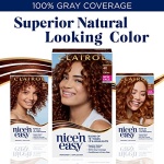 Clairol Nice'n Easy Permanent Hair Dye, 4R Dark Auburn Hair Color, Pack of 1 - Image 4
