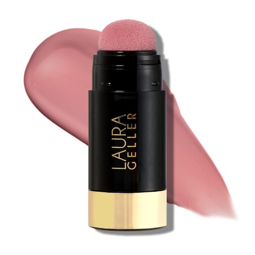 LAURA GELLER NEW YORK Serum Blush Tint, Lightweight Liquid Blush for Cheeks, Weightless Watercolor Sheer Finish, Practical Pink - Image 1