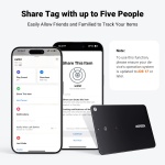 UGREEN FineTrack Slim Smart Finder Compatible with Apple Find My (iOS Only), 1.7mm Ultra-Slim Wallet Finder, IP68 Waterproof Rechargeable Bluetooth Tracker Card for Wallet, Key, Luggage Tags - Image 2