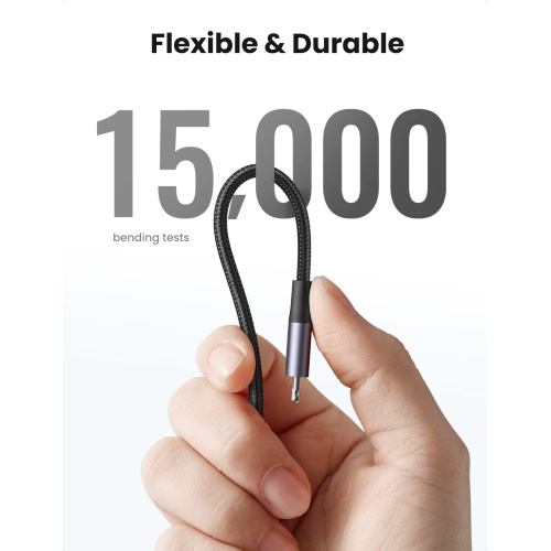 UGREEN USB C to Lightning Cable 6FT - MFi Certification Lightning Cable Compatible with iPhone 14/14 Pro/14 Pro Max, iPhone 13/12/11/X/XR/XS/8 Series, iPad 9, AirPods Pro, and More - Image 4