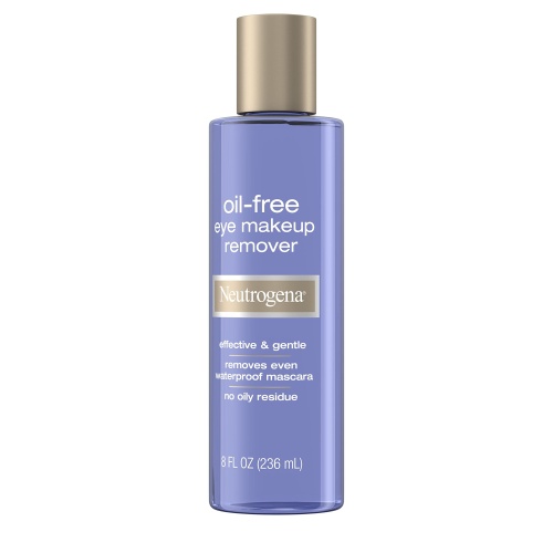 Neutrogena Gentle Oil-Free Eye Makeup Remover & Cleanser for Sensitive Eyes, Non-Greasy Makeup Remover, Waterproof Mascara Remover, Dermatologist & Ophthalmologist Tested, 8 fl. oz - Image 3