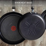 T-fal Ultimate Hard Anodized Nonstick Fry Pan Set 10, 12 Inch Oven Safe 400F Cookware, Pots and Pans, Dishwasher Safe Grey - Image 3