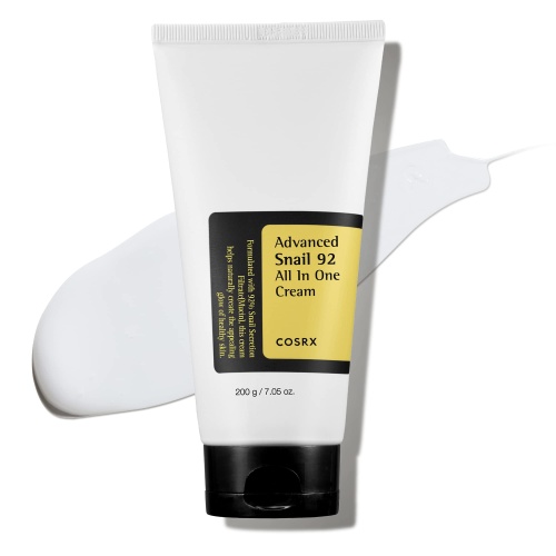 COSRX Snail Mucin 92% Moisturizer, Daily Repair Face Gel Cream Tube Type for Dry, Sensitive Skin, Not Tested on Animals, No Parabens, No Sulfates, No Phthalates, Korean Skin Care (7.05Fl Oz / 200g) - Image 1