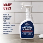 Rocco & Roxie Supply Co. Stain & Odor Eliminator for Strong Odor, 32oz Enzyme Pet Odor Eliminator for Home, Carpet Stain Remover for Cats & Dog Pee, Enzymatic Cat Urine Destroyer, Carpet Cleaner Spray - Image 6