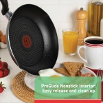 T-fal Initiatives Nonstick Stockpot 8 Quart Oven Safe 350F Cookware, Pots and Pans, Dishwasher Safe Black - Image 6