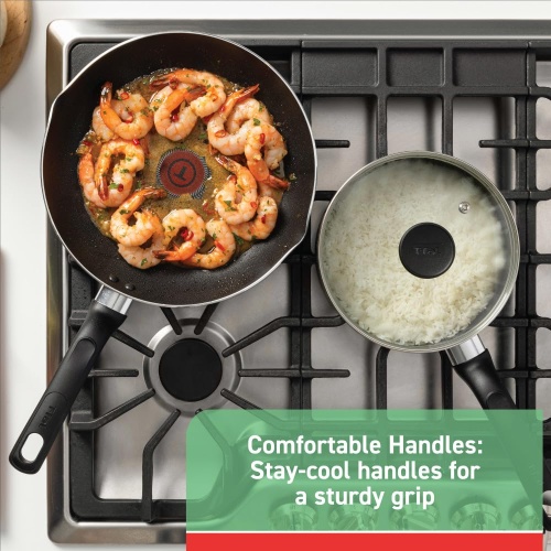 T-fal Initiatives Nonstick Stockpot 8 Quart Oven Safe 350F Cookware, Pots and Pans, Dishwasher Safe Black - Image 5