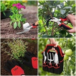Gardening Tool Set, 8 Pieces Aluminum Heavy Duty Gardening Kit with Ergonomic Handles, Gardening Bag, Ideal Gardening Tool Set - Gifts for Men and Women - Image 5
