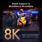UGREEN Micro HDMI to HDMI Adapter, 10K 8K@60Hz/4K@240Hz Micro HDMI Male Female Bidirectional Cable 2.1 HDR 3D Dolby VRR 48Gbps, Compatible with Raspberry Pi 5/Pi 4/Camera/Portable Monitor, 0.8FT - Image 8