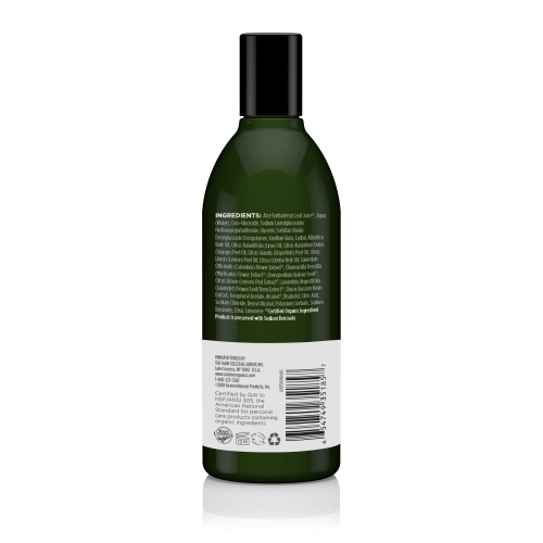 Avalon Organics Bath & Shower Gel, Refreshing Lemon, 12 Oz - Image 4
