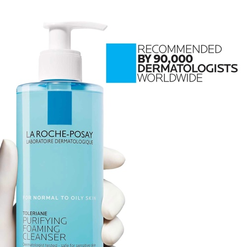 La Roche-Posay Toleriane Purifying Foaming Facial Cleanser, Oil Free Face Wash for Oily Skin and for Sensitive Skin with Niacinamide, Pore Cleanser Won’t Dry Out Skin, Unscented - Image 2