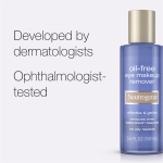 Neutrogena Oil-Free Liquid Eye Makeup Remover, Residue-Free, Non-Greasy, Gentle & Skin-Soothing Solution with Aloe & Cucumber Extract for Waterproof Mascara, 5.5 fl. oz - Image 6