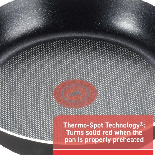T-fal Signature Nonstick Cookware Set 12 Piece Oven Safe 350F Pots and Pans, Dishwasher Safe Black - Image 3