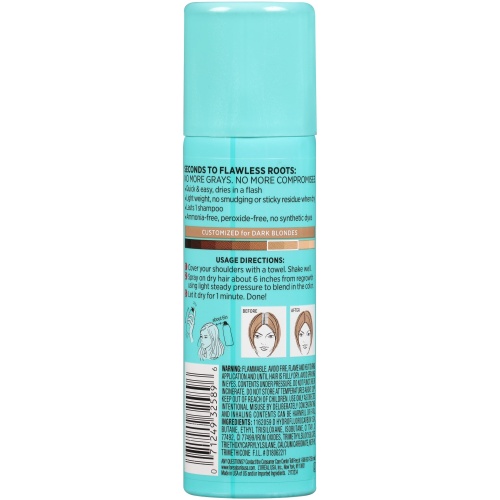 L'Oreal Paris Root Cover Up Temporary Gray Concealer Spray, Hair Color Spray with Filling & Thickening Coverage, Dark Blonde, Packaging May Vary - Image 2