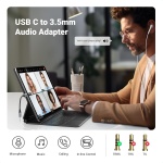 UGREEN USB C to 3.5mm Audio Adapter Type C to Headphone Aux Jack Dongle 24bit/96kHz HiFi DAC Cable Cord Compatible with iPhone 16 15 Pro Max/16 Plus, iPad, Galaxy S25 S24 Ultra, Pixel 9, Grey - Image 8