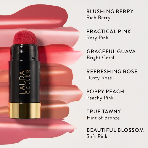 LAURA GELLER NEW YORK Serum Blush Tint, Lightweight Liquid Blush for Cheeks, Weightless Watercolor Sheer Finish, Practical Pink - Image 4
