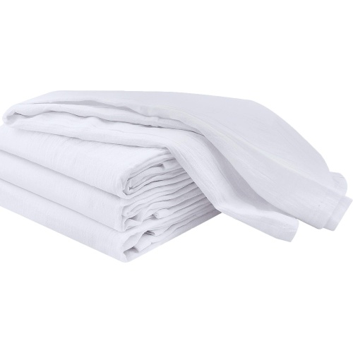 Utopia Kitchen [12 Pack Flour Sack Tea Towels, 28" x 28" Ring Spun 100% Cotton Dish Cloths - Machine Washable - for Cleaning & Drying - White - Image 8