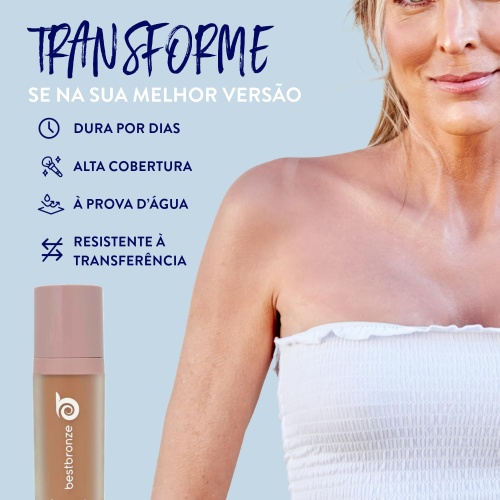 Best Bronze Bombshell Body & Leg Makeup - Waterproof Leg Makeup & Body Foundation - Body Makeup for Scars, Varicose Veins Cover Up & Leg Concealer (N6.5 Peachy Beige) - Image 7