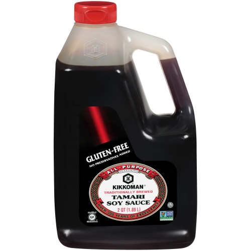 Kikkoman Tamari Gluten Free Soy Sauce, 0.5 Gallon - Image 1