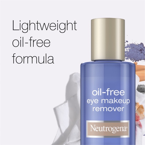 Neutrogena Oil-Free Liquid Eye Makeup Remover, Residue-Free, Non-Greasy, Gentle & Skin-Soothing Solution with Aloe & Cucumber Extract for Waterproof Mascara, 5.5 fl. oz - Image 7