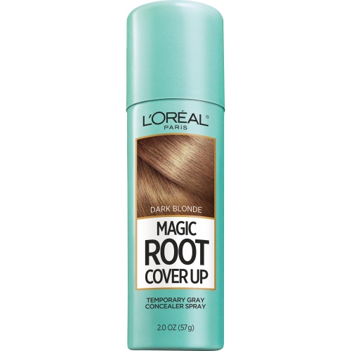 L'Oreal Paris Root Cover Up Temporary Gray Concealer Spray, Hair Color Spray with Filling & Thickening Coverage, Dark Blonde, Packaging May Vary - Image 1