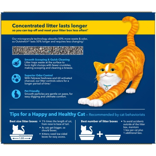 Fresh Step Outstretch, Clumping Cat Litter, Advanced, Extra Large, 32 Pounds total (2 Pack of 16lb Boxes) - Image 2